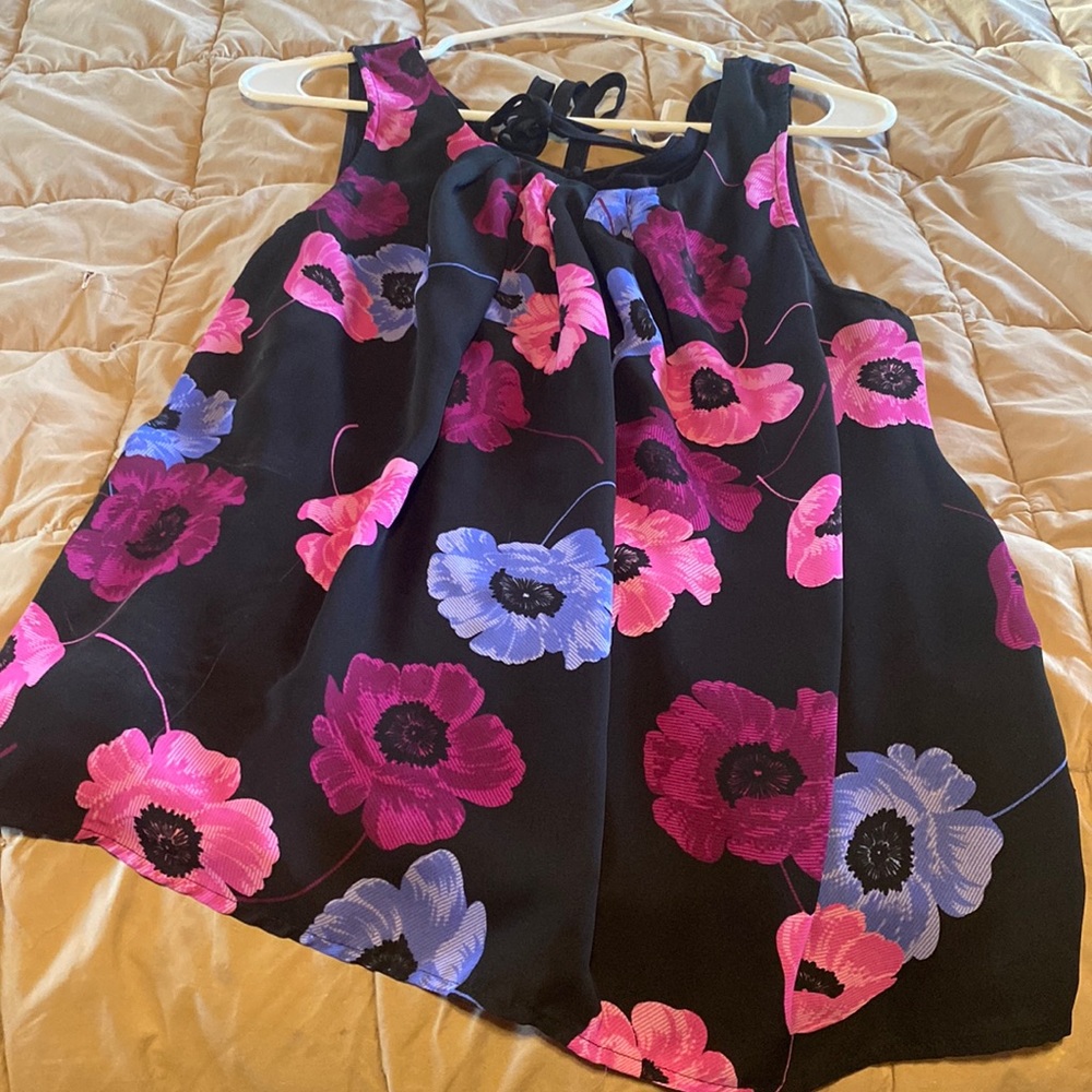 Elle Large tank 100% Polyester lining/shell 100% Rayon back